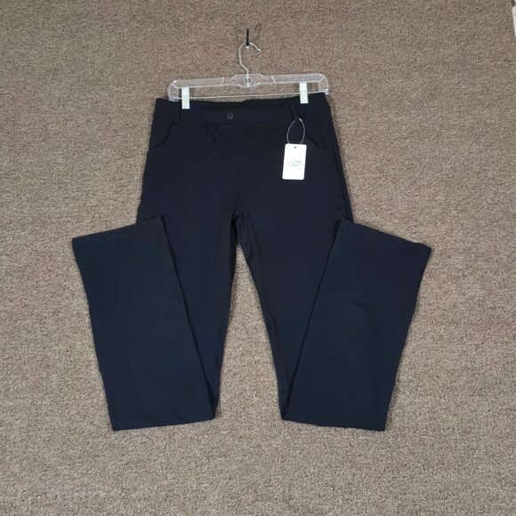 Yogipace bootcut Dress Pants Black Sz Medium NWT - Picture 1 of 7
